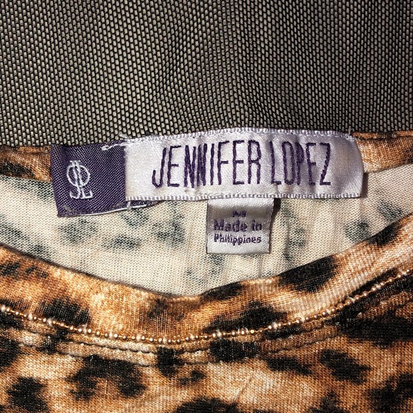 Jennifer Lopez Cheetah Print Tank Top - Picture 3 of 4
